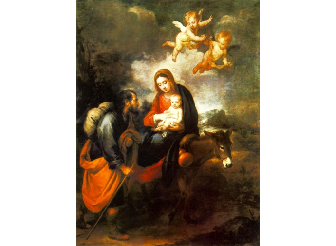 Esteban Murillo, Fuga in Egitto Esteban Murillo, Fuga in Egitto